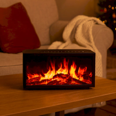 Difuzor ovlaživača zraka, efekt plamena i zvukovi ptica, USB, promjena boje