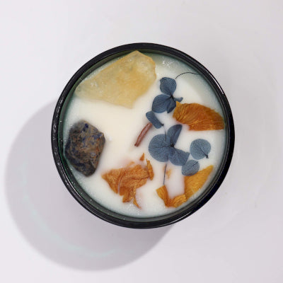 Mirisna svijeća s kristalima, Sunce